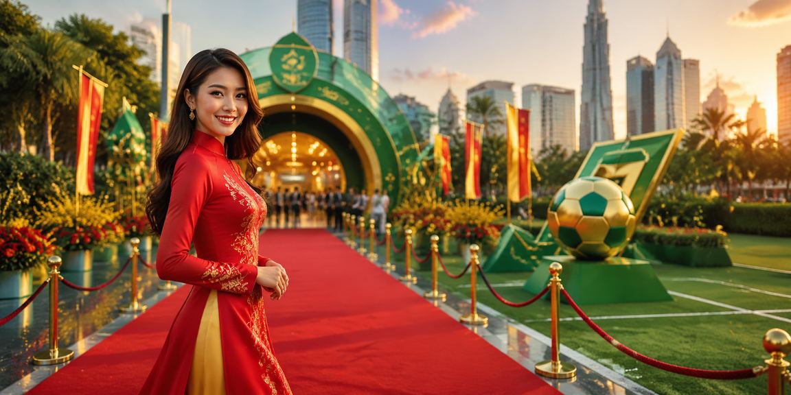 Không gian giải trí casino sôi động tại TP. Hồ Chí Minh với áo dài truyền thống