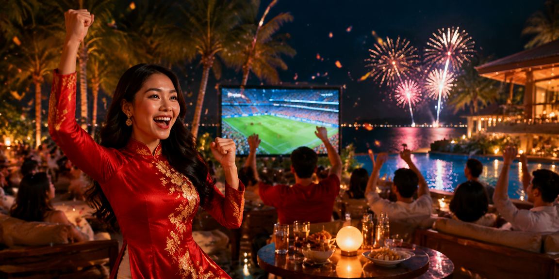 Không gian giải trí casino tại Phú Quốc với ánh đèn lung linh, gợi cảm giác sang trọng khi rút tiền thắng cược