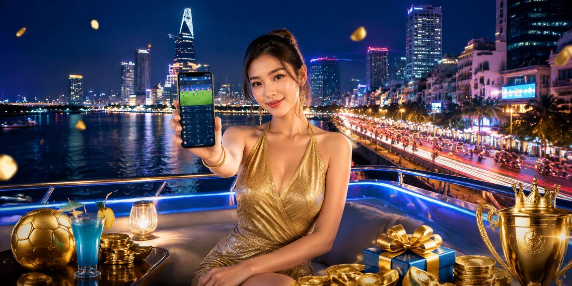 Cảnh người chơi cược trực tuyến tại Việt Nam với không khí sôi động